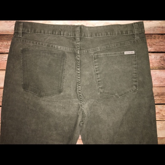 Calvin Klein Distressed Corduroy Pants Size 12 - Picture 4 of 9